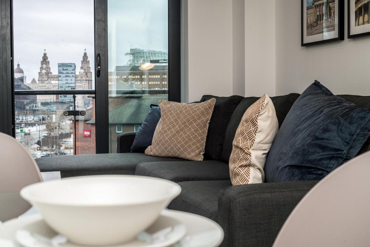 Host Apartments - Contemporary 3 Bed Apt With Balcony - Perfect For Long Stays Liverpool Esterno foto