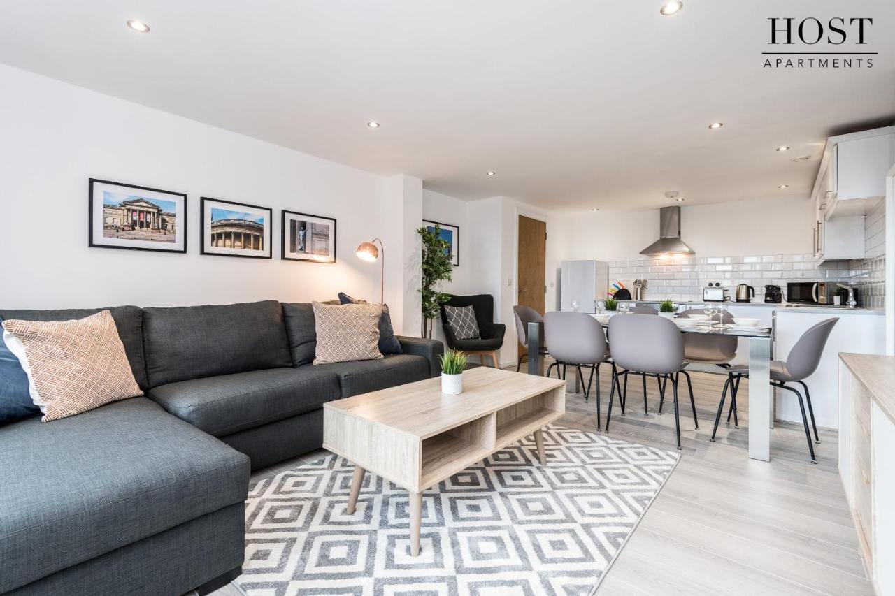 Host Apartments - Contemporary 3 Bed Apt With Balcony - Perfect For Long Stays Liverpool Esterno foto