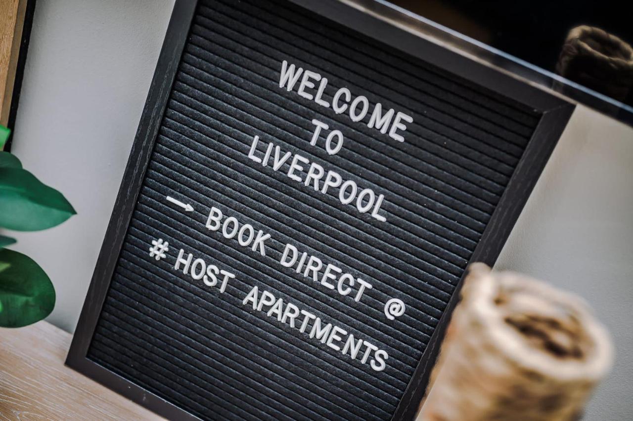 Host Apartments - Contemporary 3 Bed Apt With Balcony - Perfect For Long Stays Liverpool Esterno foto